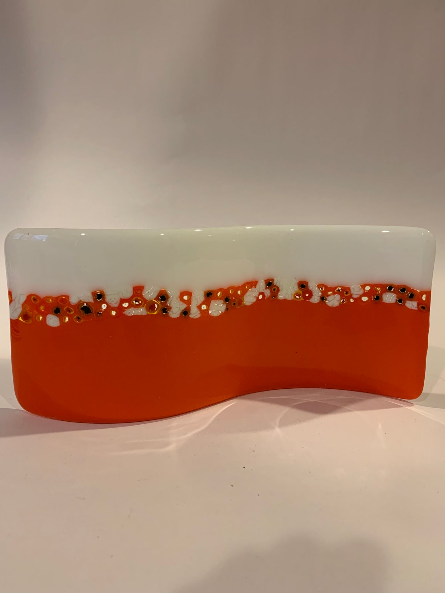 Orange and White standing wave
