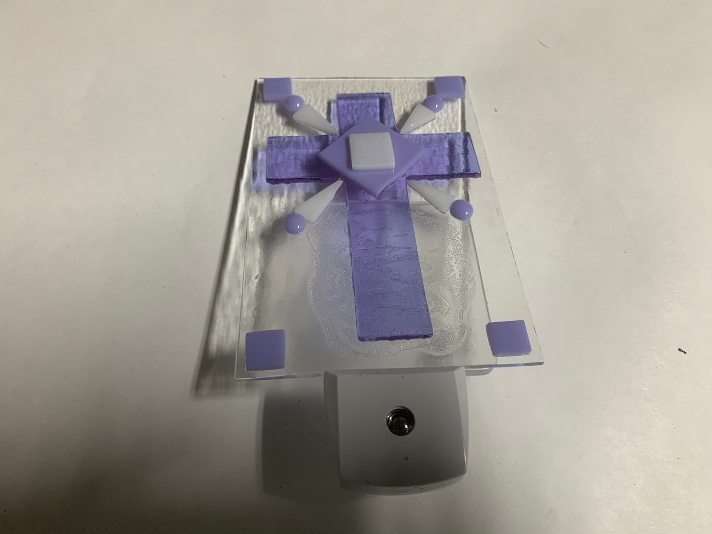 Lavender Cross Night Light