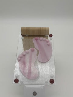 Pink Baby feet Night Light
