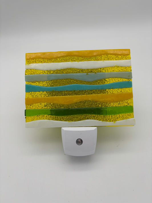 Wavy stripes night light