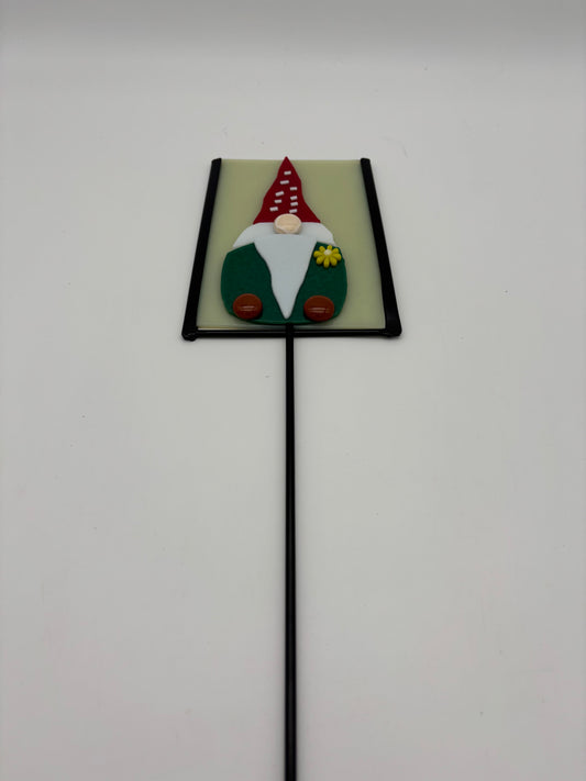 Garden Gnome Garden Stake