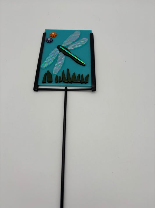 Dragonfly Garden Stake