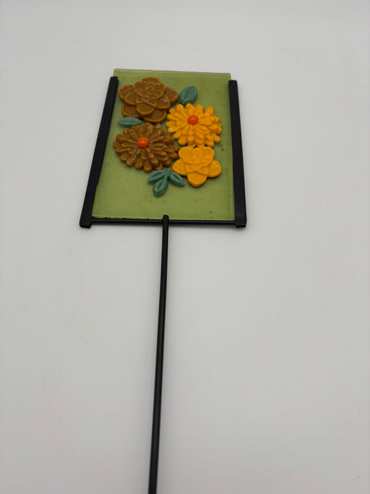 Flowered Garden Stake