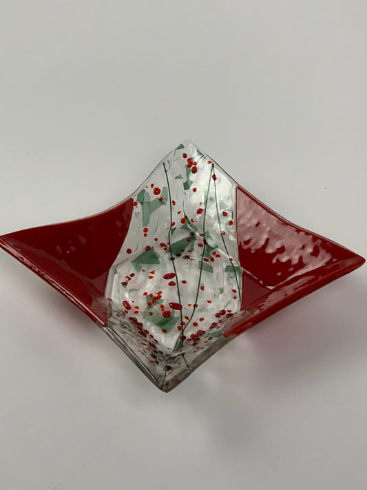 Square Christmas Bowl