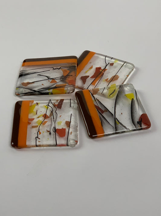 Coasters in Fall Colors