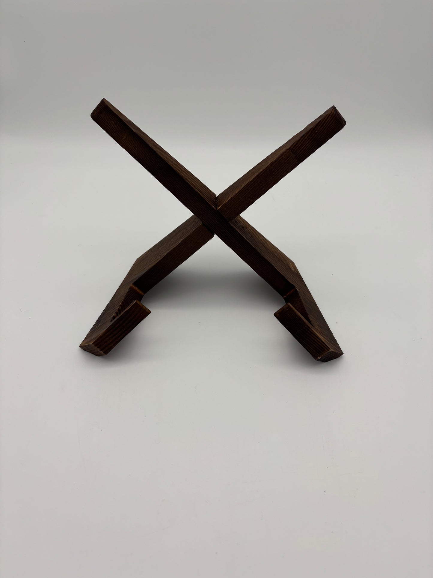 2 piece wood stand